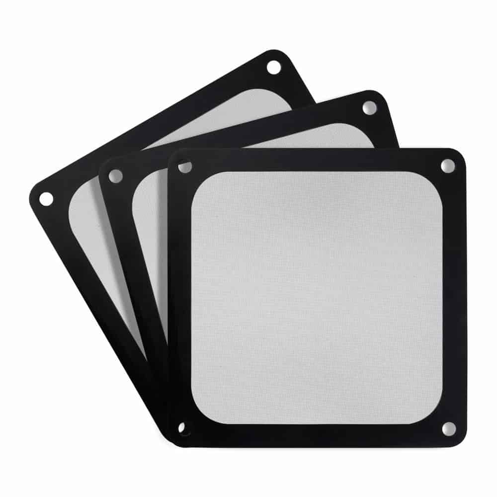 SilverStone SST-FF143B 140mm Ultra-Fine Nylon Dust Filter 3-Pack